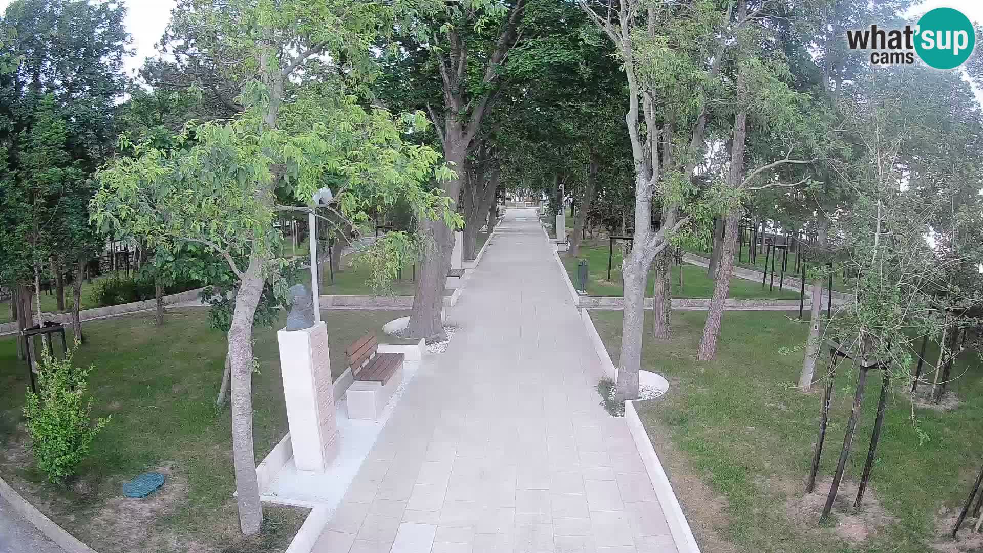 Writers’ Park Webcam Senj – Live by the Sea