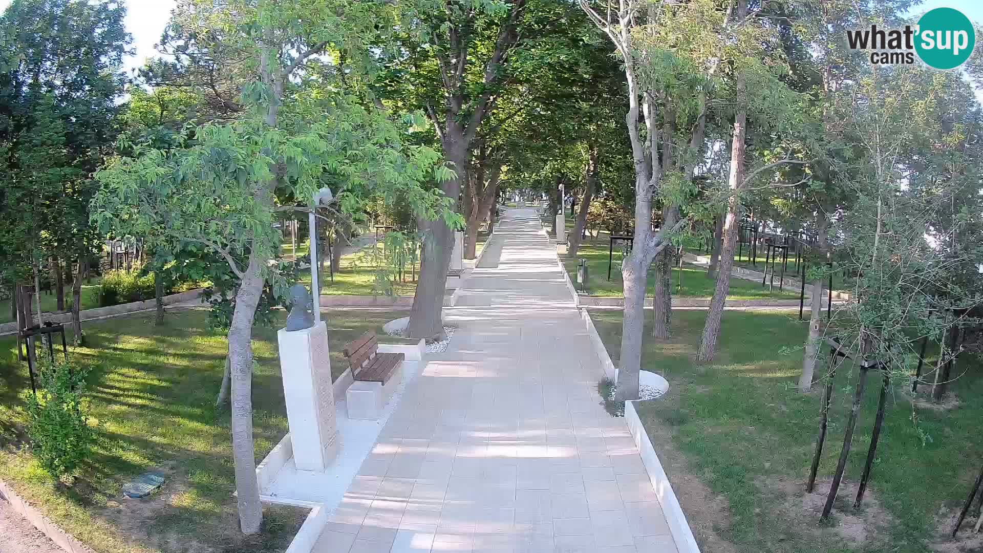 Writers’ Park Webcam Senj – Live by the Sea