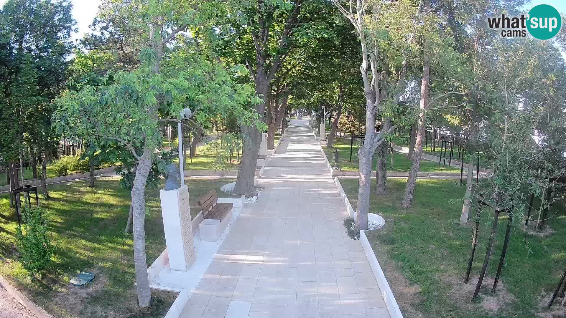 Writers’ Park Webcam Senj – Live by the Sea