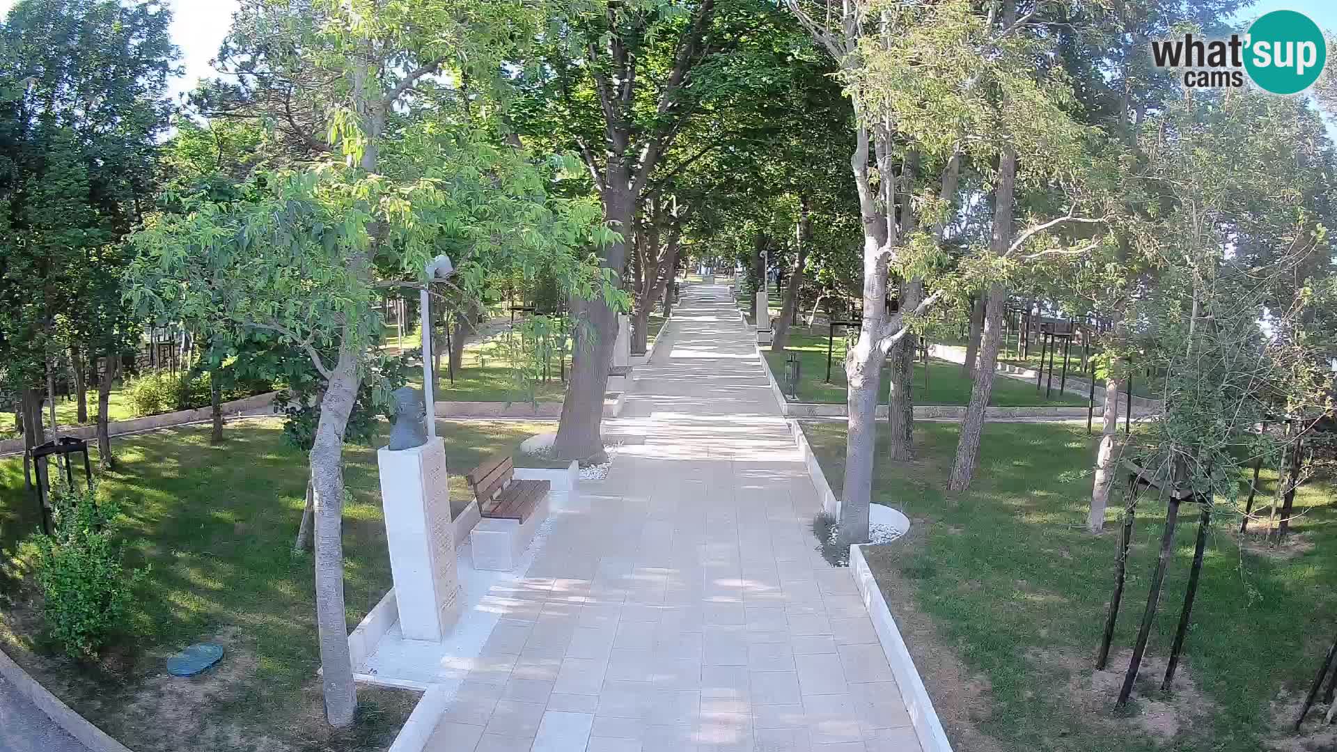 Writers’ Park Webcam Senj – Live by the Sea