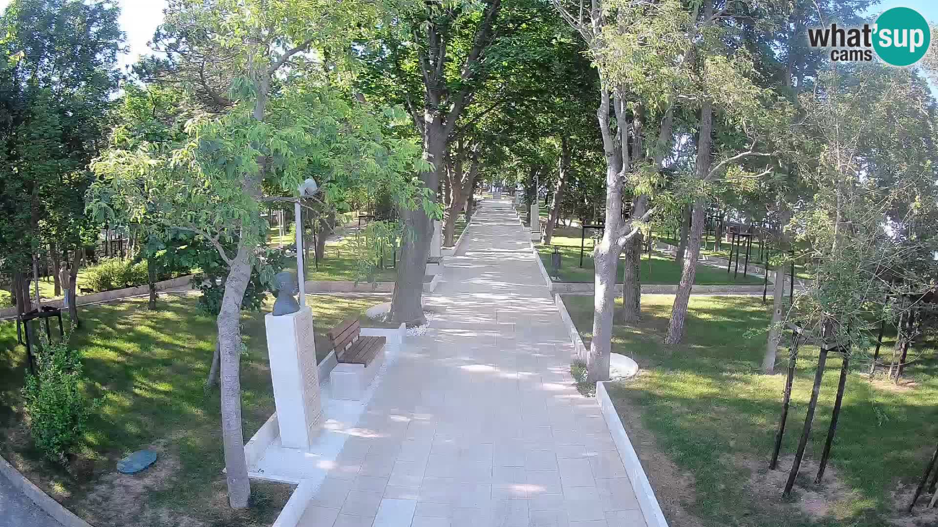 Writers’ Park Webcam Senj – Live by the Sea