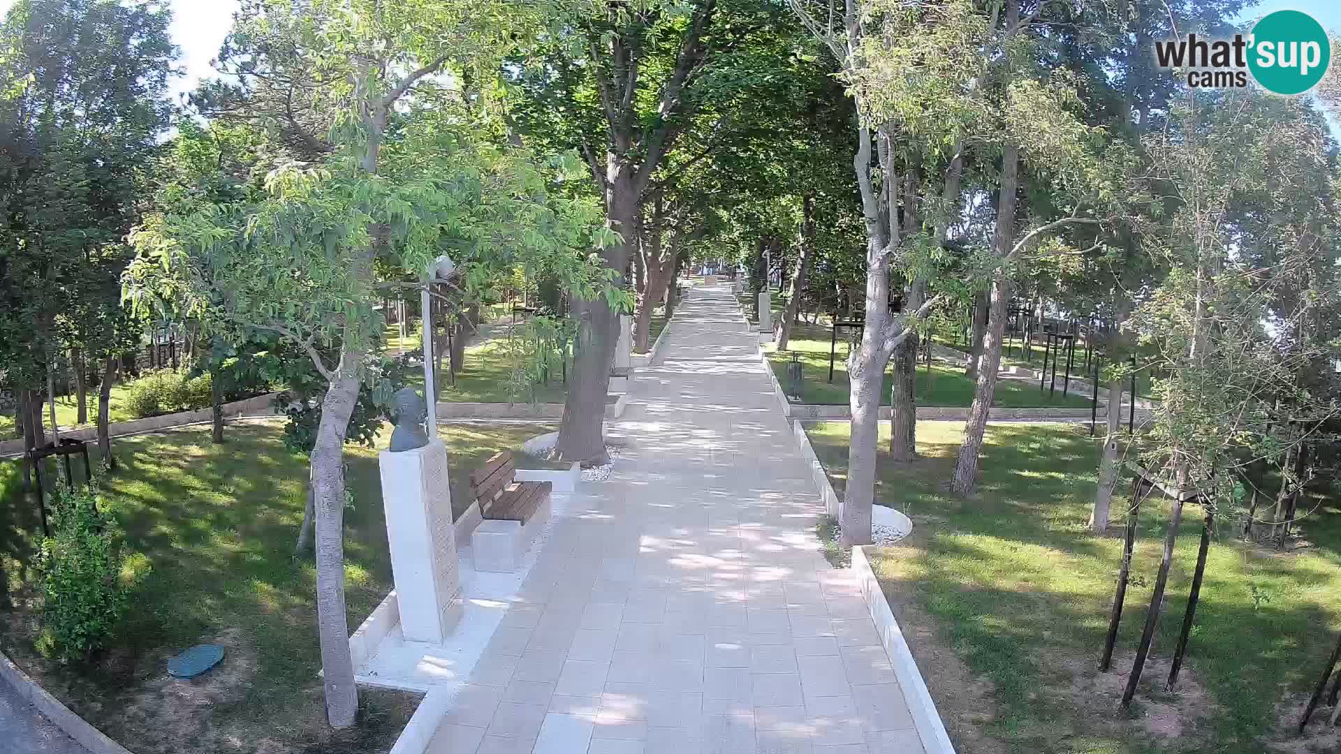 Writers’ Park Webcam Senj – Live by the Sea
