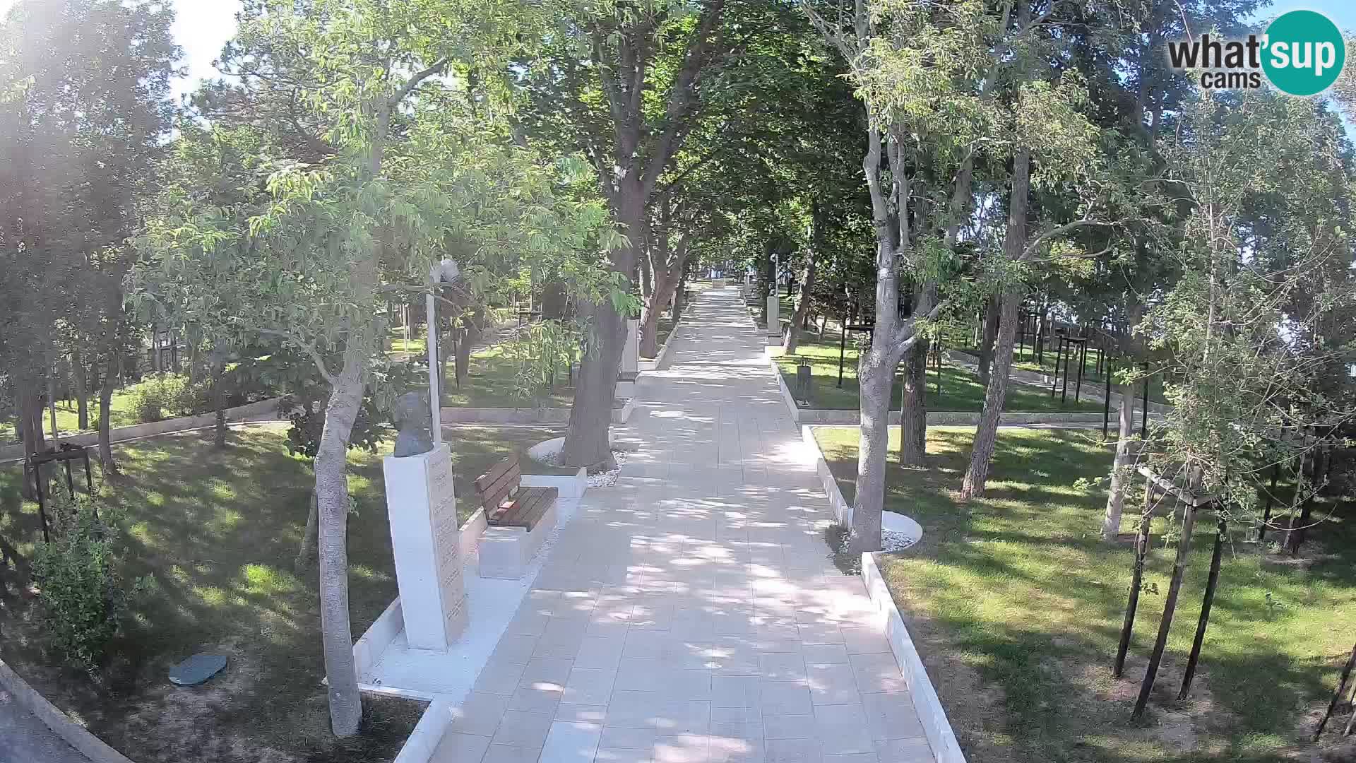 Writers’ Park Webcam Senj – Live by the Sea