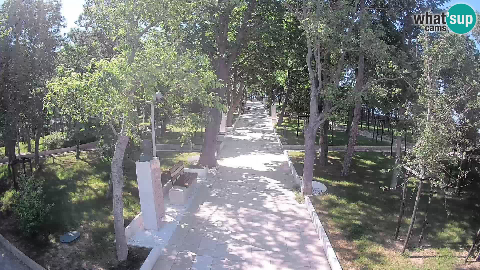 Writers’ Park Webcam Senj – Live by the Sea