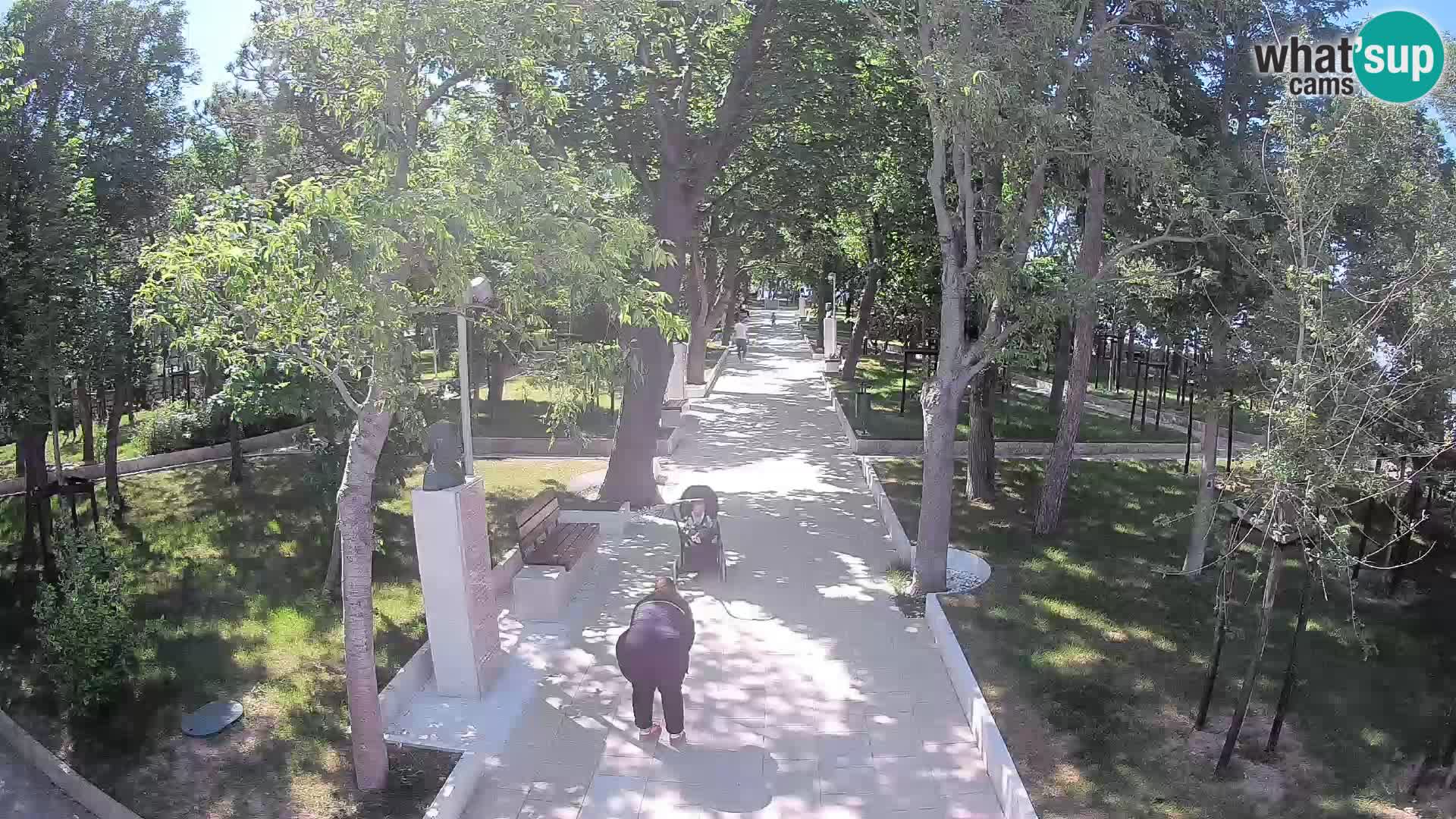 Writers’ Park Webcam Senj – Live by the Sea