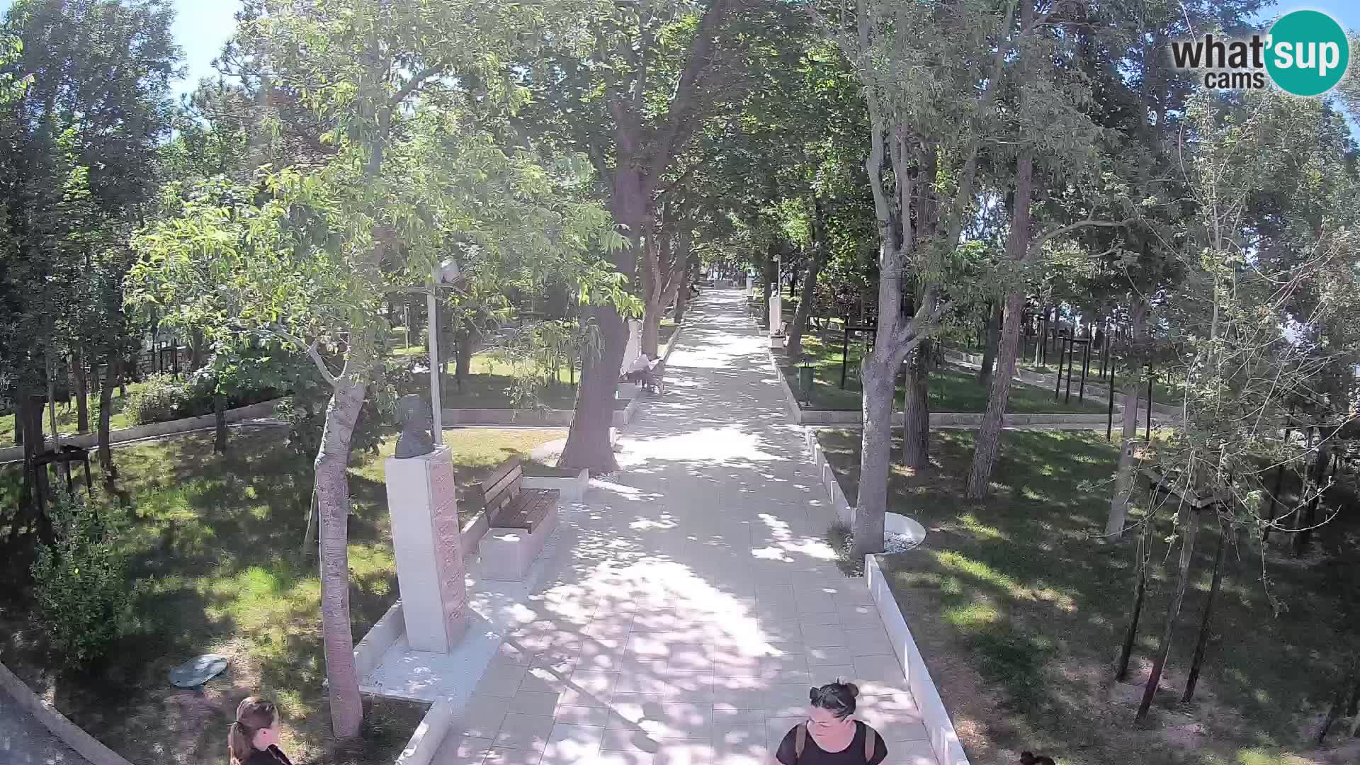 Writers’ Park Webcam Senj – Live by the Sea