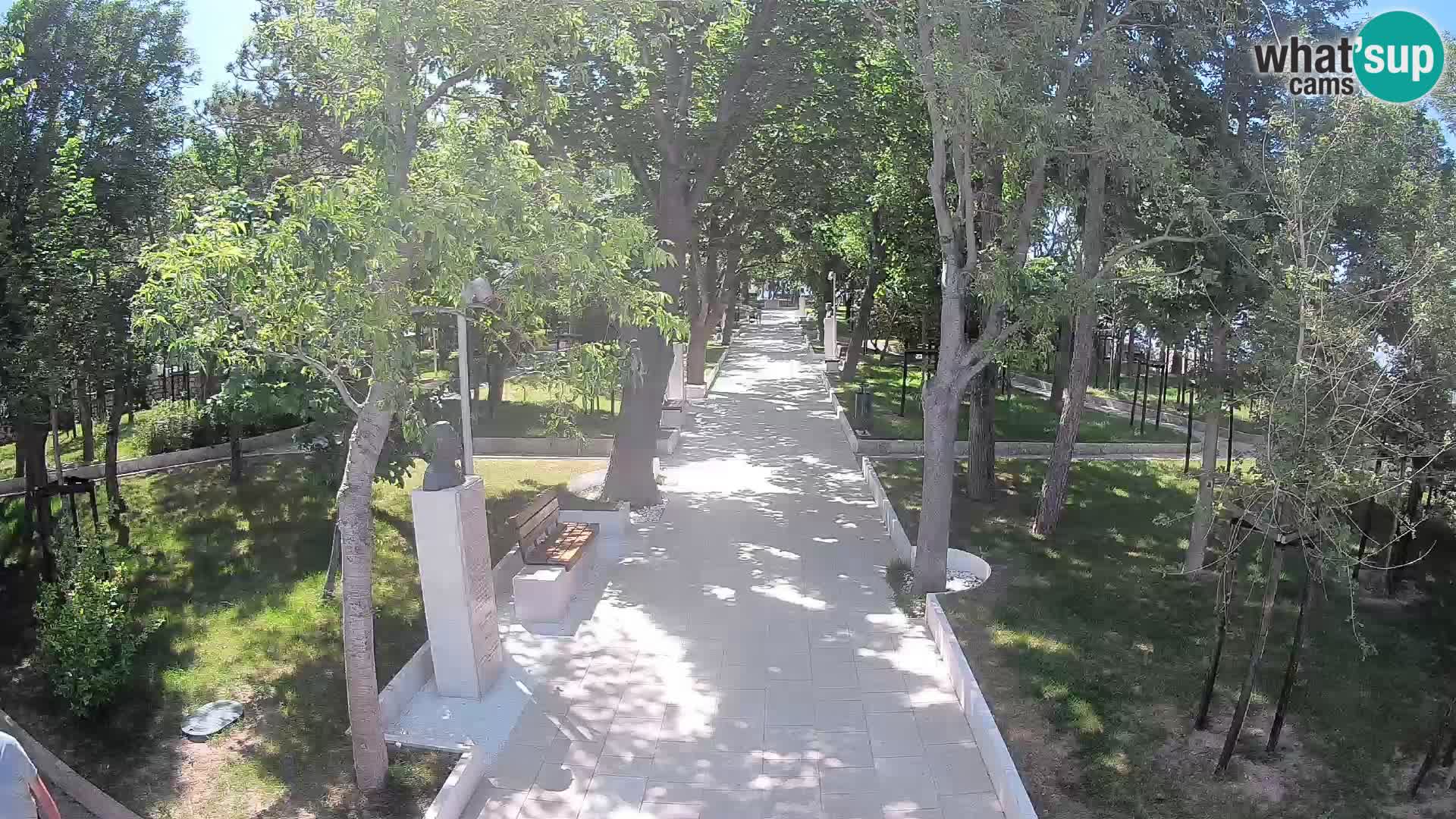 Writers’ Park Webcam Senj – Live by the Sea