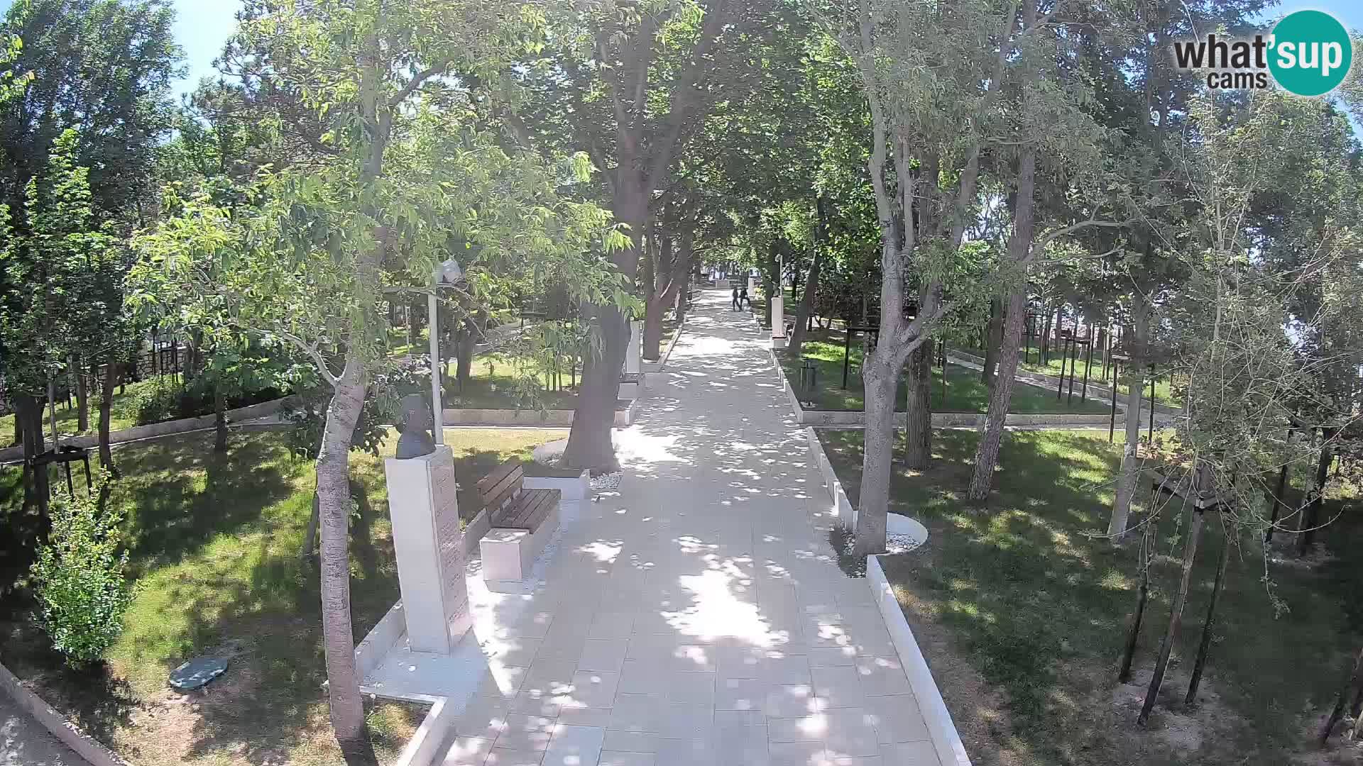 Writers’ Park Webcam Senj – Live by the Sea
