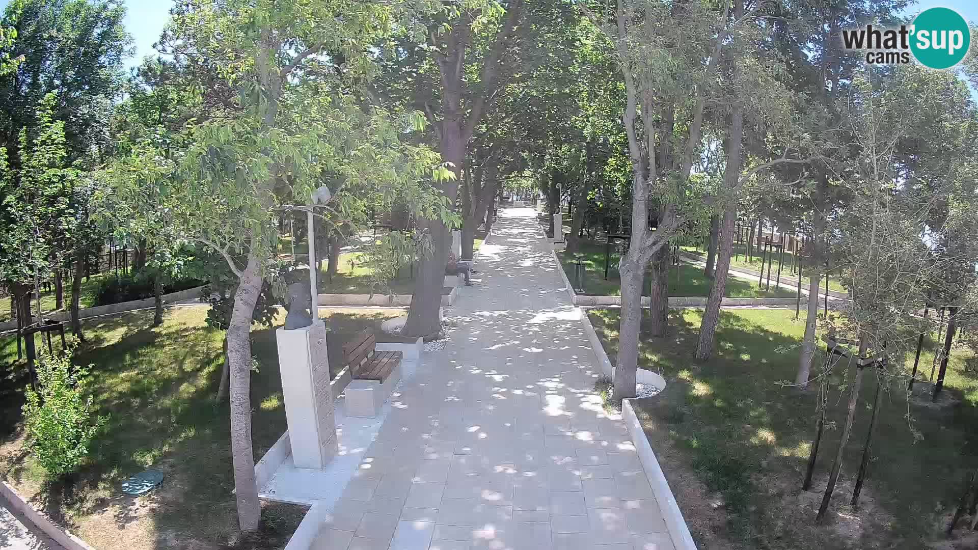 Writers’ Park Webcam Senj – Live by the Sea