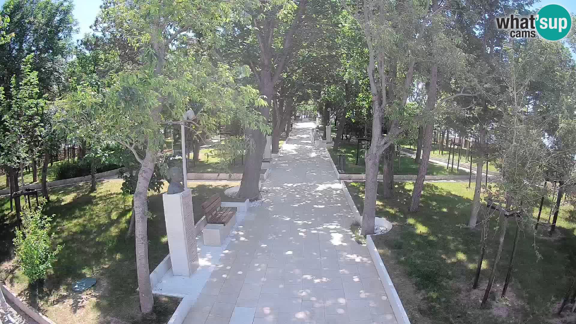 Writers’ Park Webcam Senj – Live by the Sea