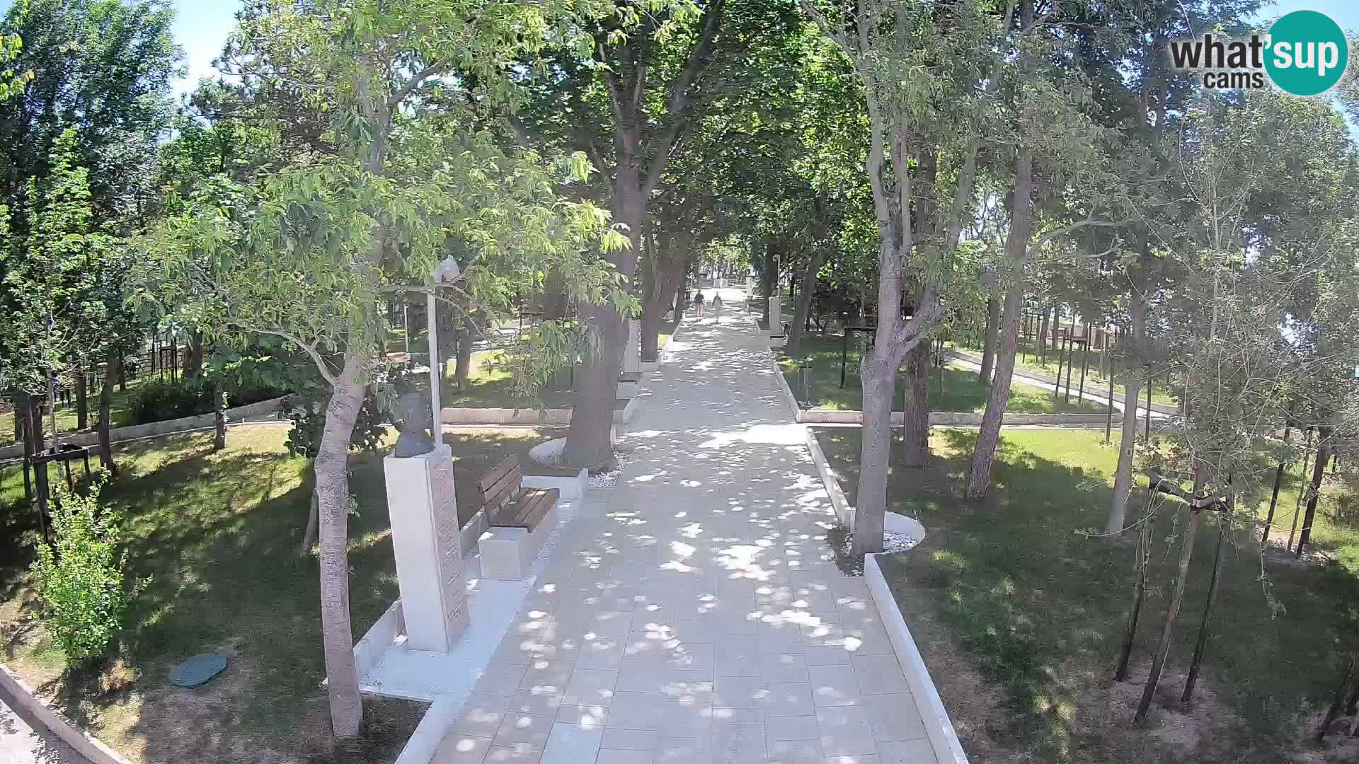 Writers’ Park Webcam Senj – Live by the Sea