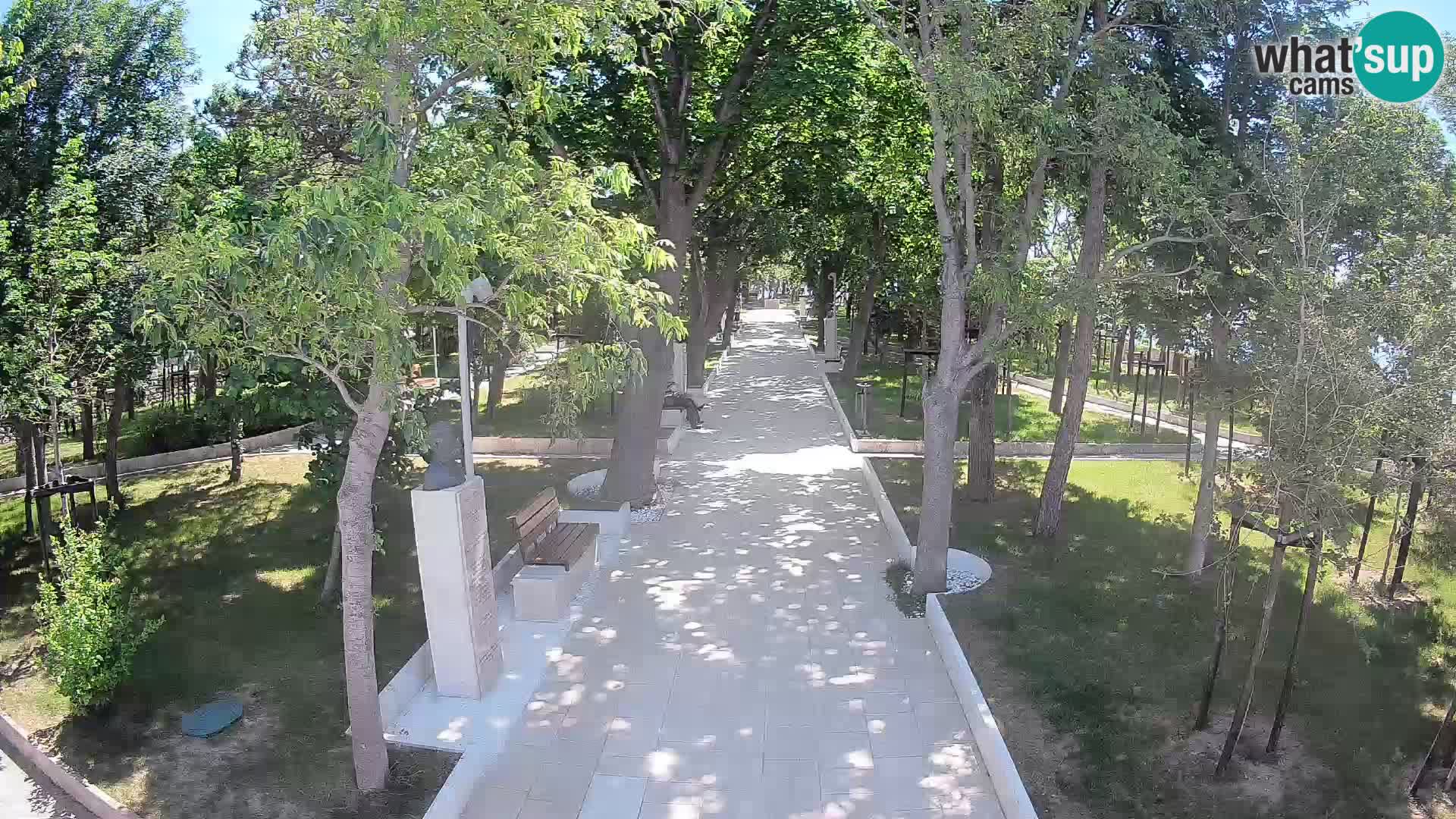 Writers’ Park Webcam Senj – Live by the Sea