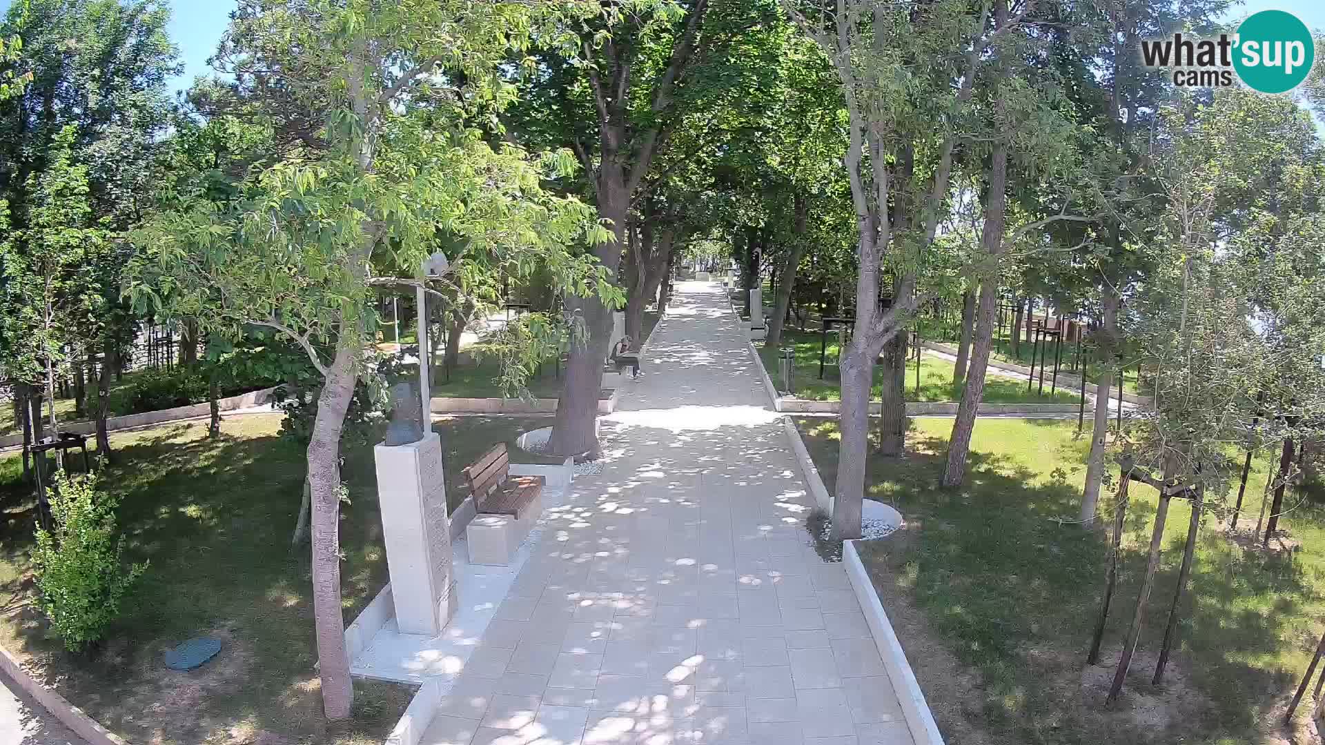 Writers’ Park Webcam Senj – Live by the Sea