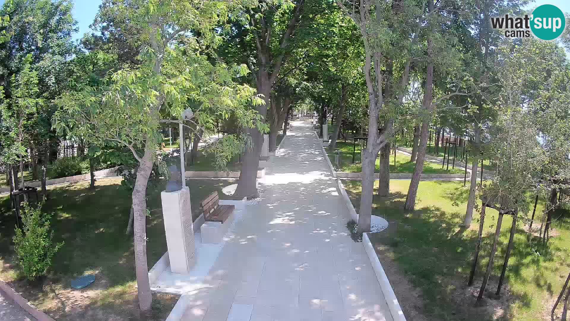 Writers’ Park Webcam Senj – Live by the Sea