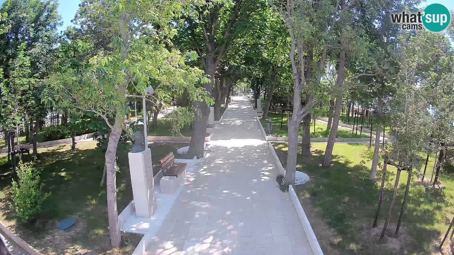Writers’ Park Webcam Senj – Live by the Sea