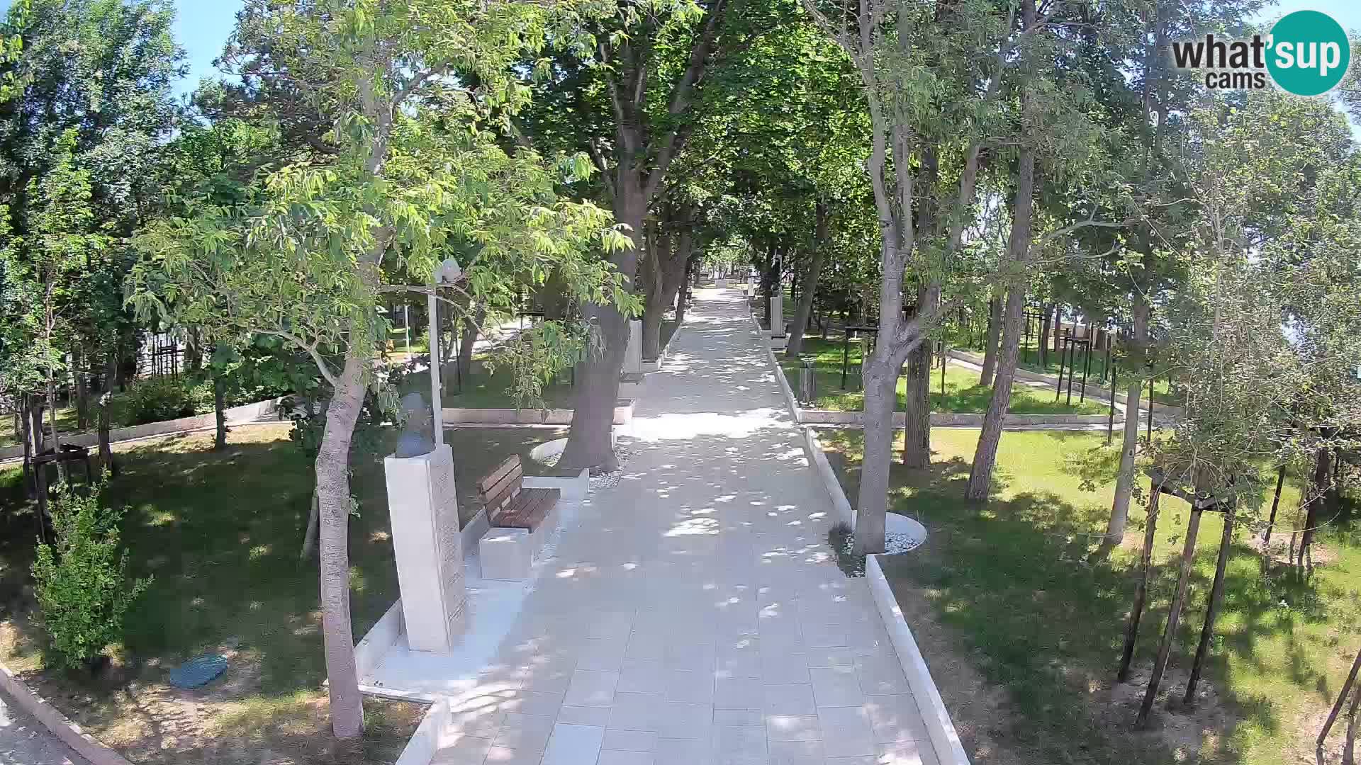 Writers’ Park Webcam Senj – Live by the Sea