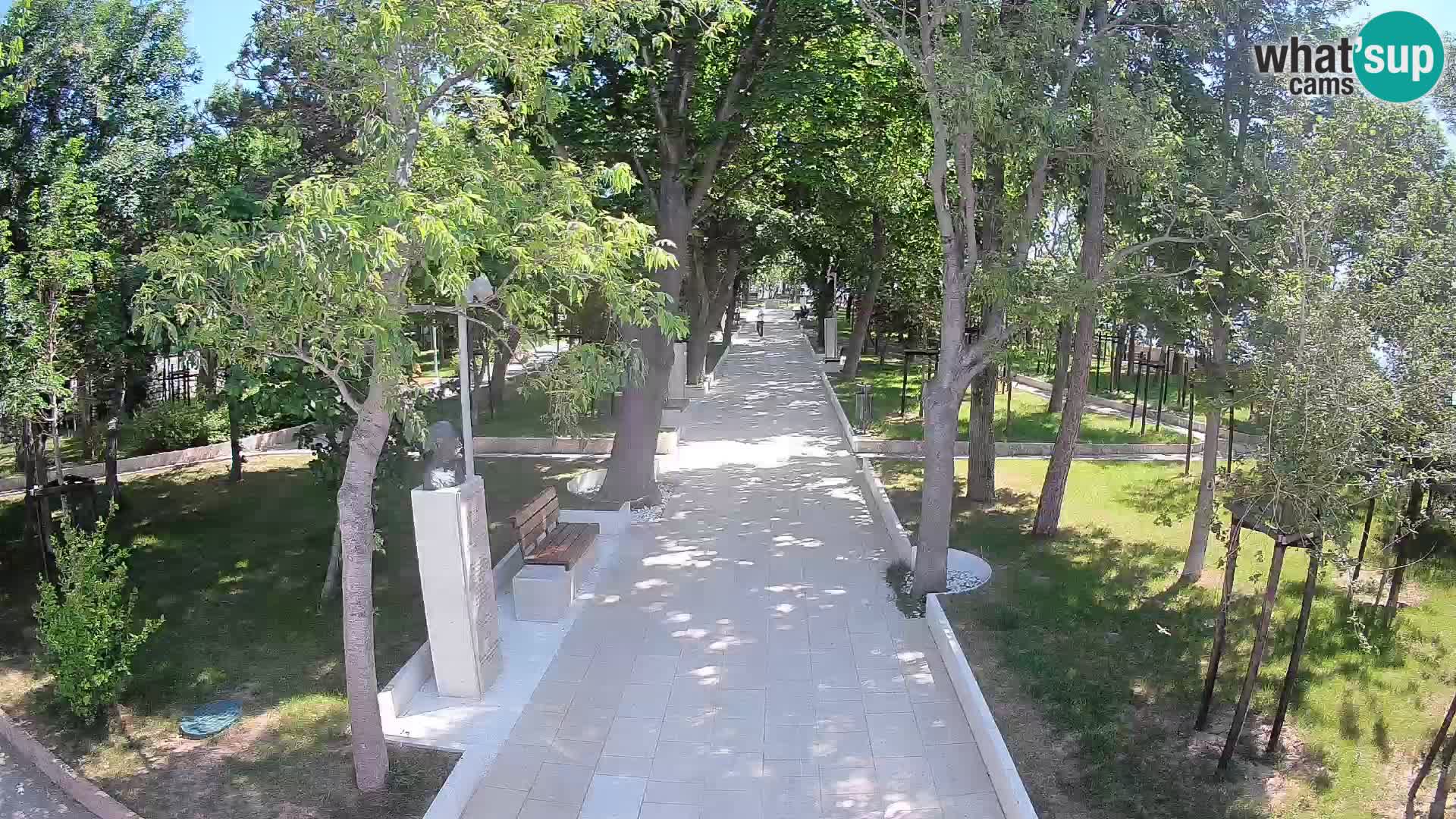 Writers’ Park Webcam Senj – Live by the Sea