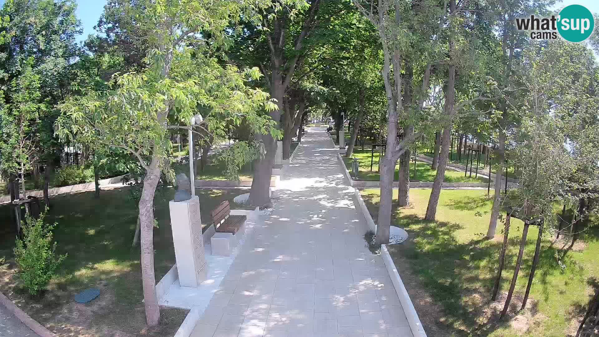Writers’ Park Webcam Senj – Live by the Sea