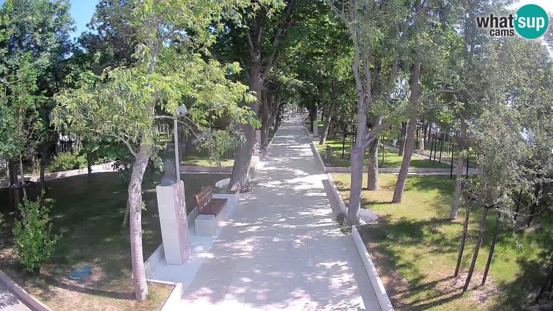 Writers’ Park Webcam Senj – Live by the Sea