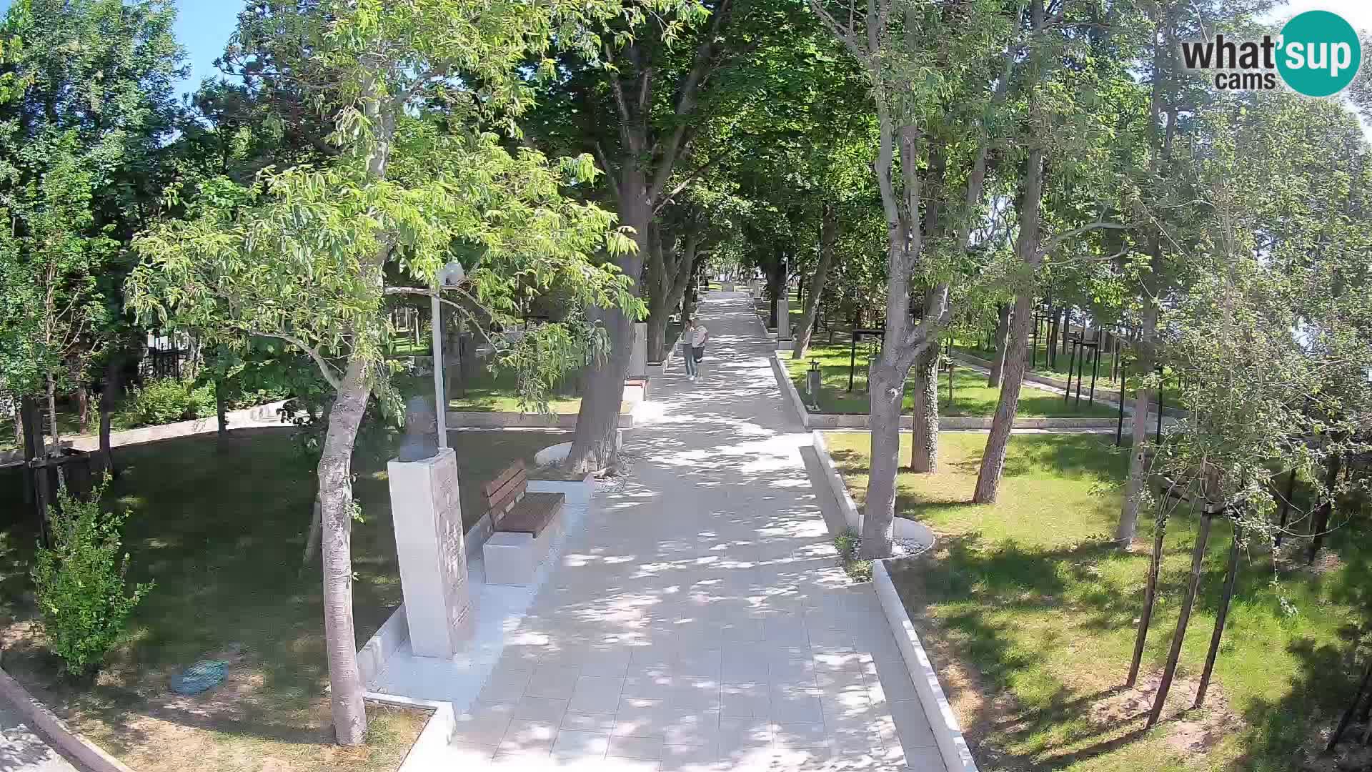 Writers’ Park Webcam Senj – Live by the Sea