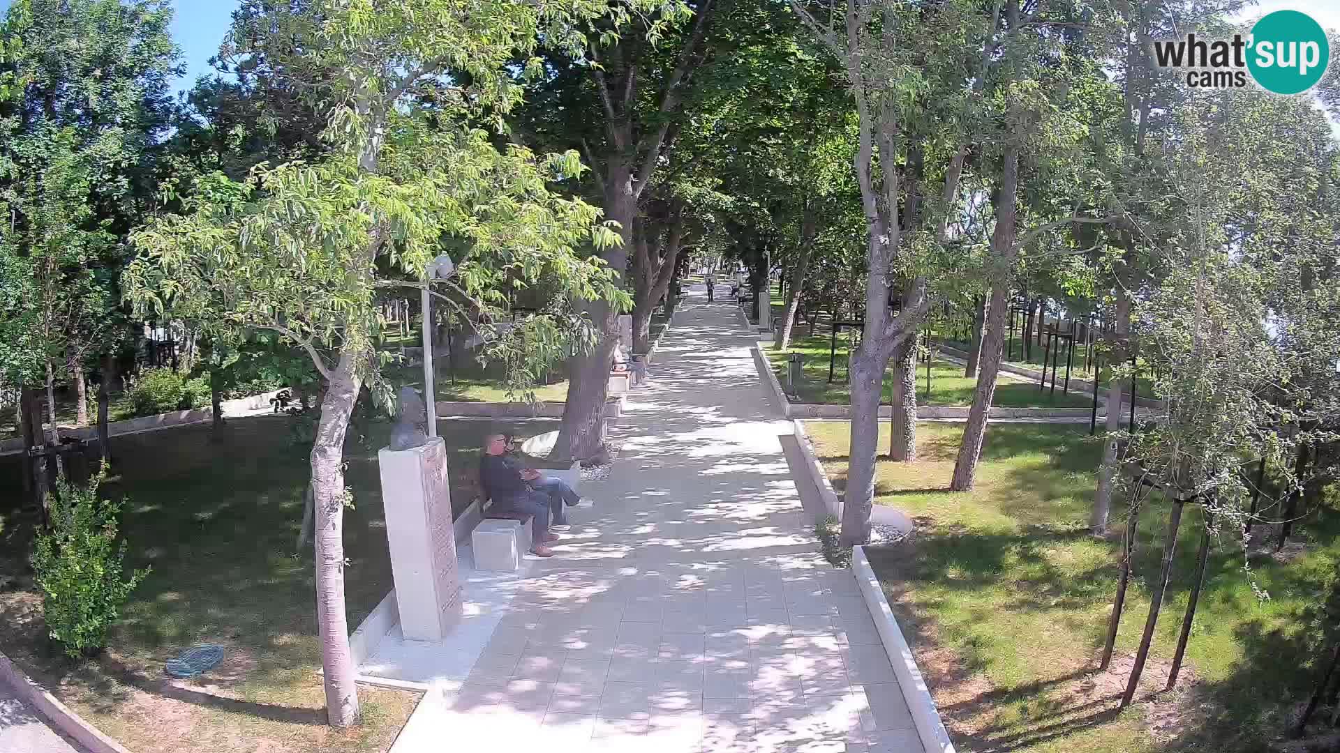 Writers’ Park Webcam Senj – Live by the Sea