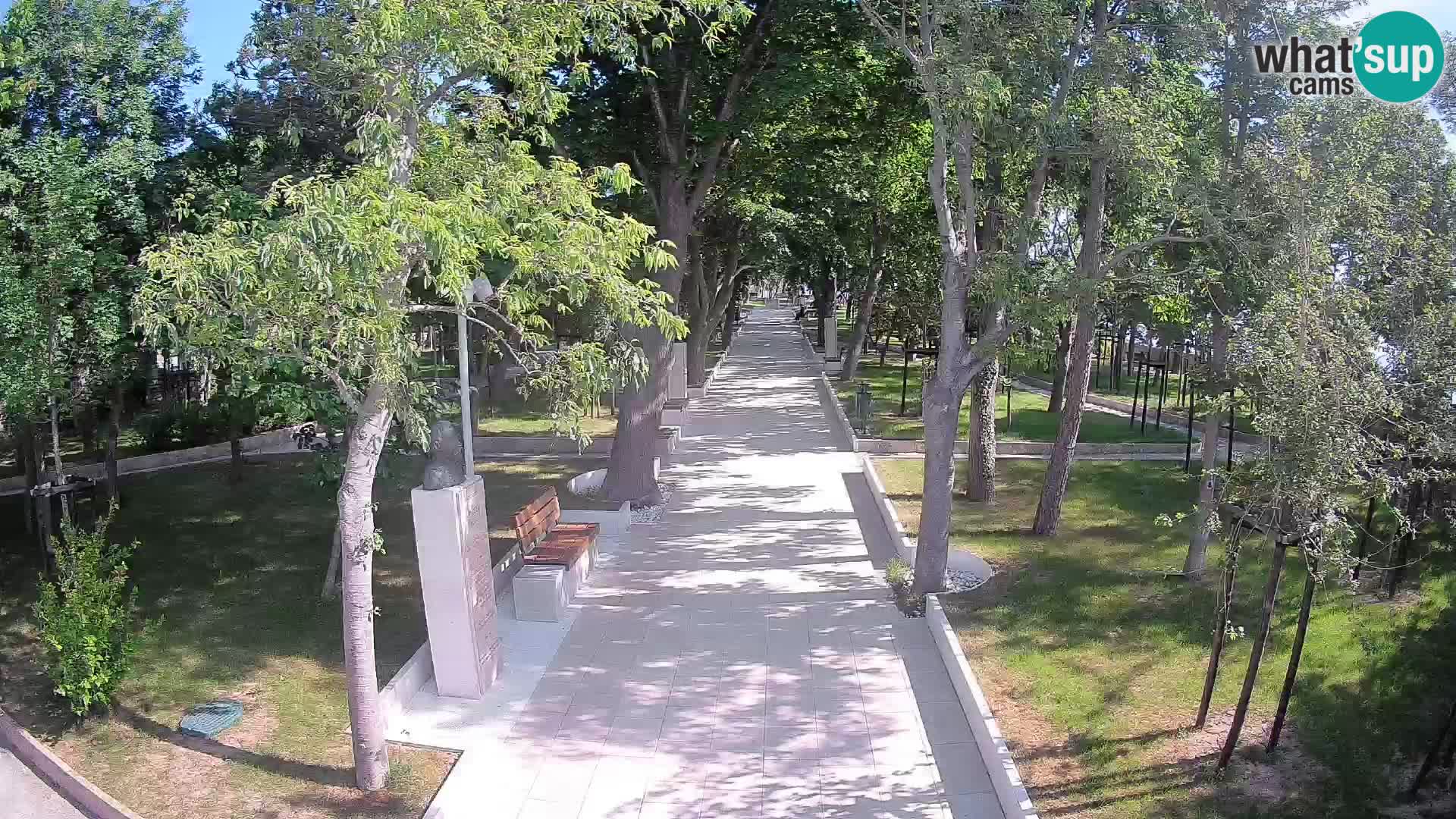 Writers’ Park Webcam Senj – Live by the Sea