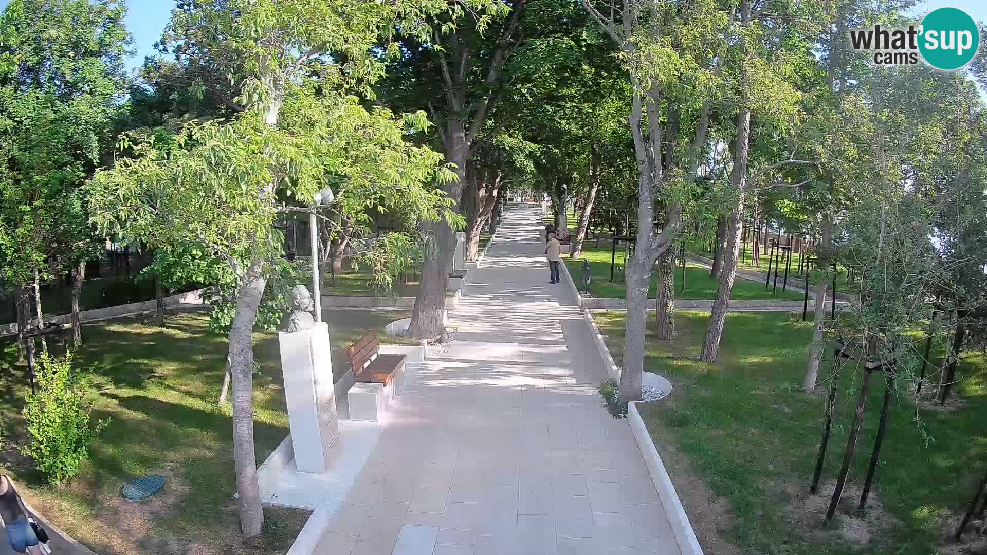 Writers’ Park Webcam Senj – Live by the Sea