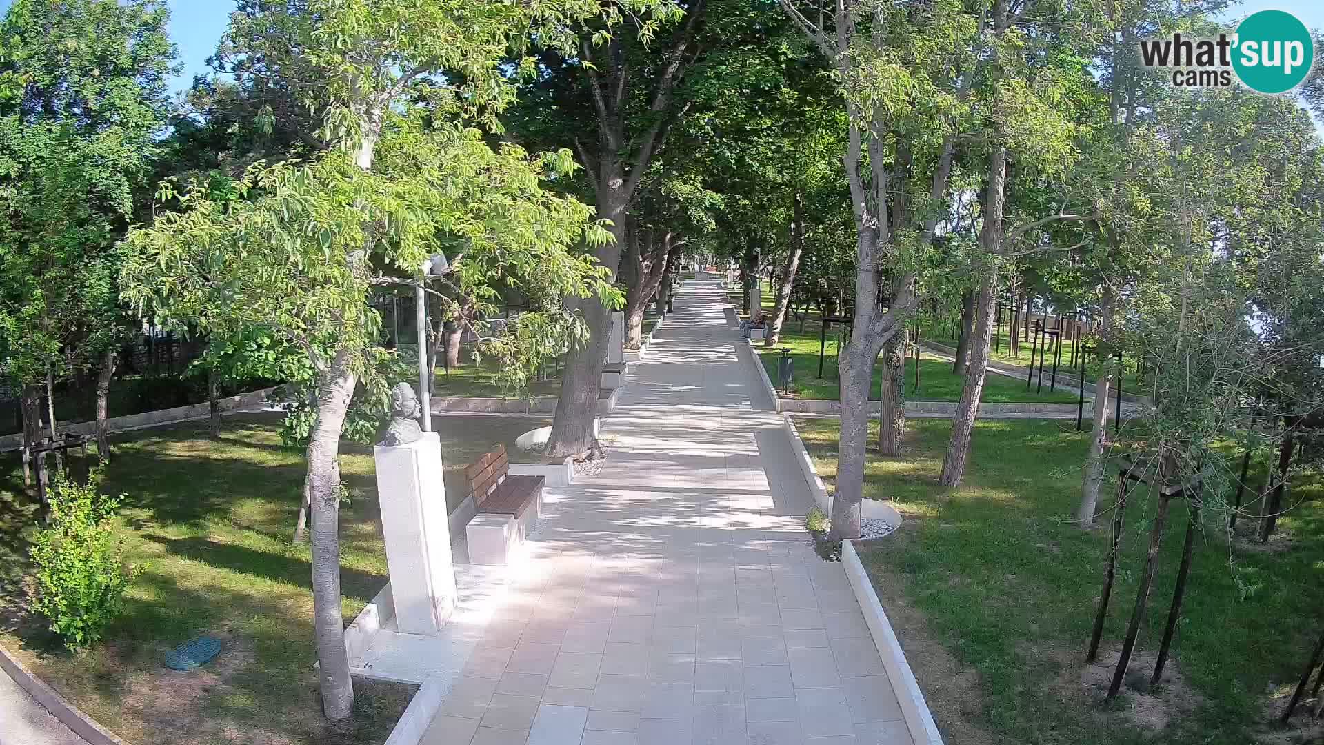 Writers’ Park Webcam Senj – Live by the Sea