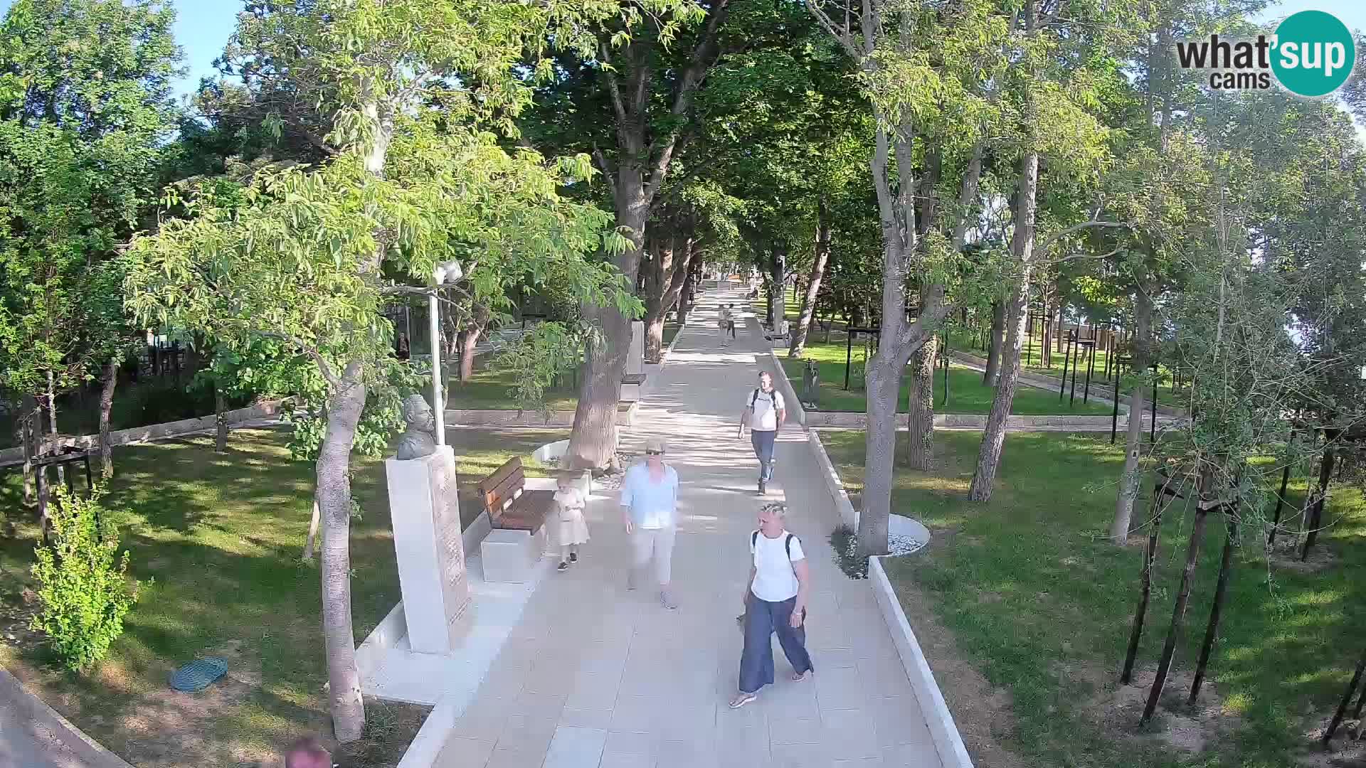 Writers’ Park Webcam Senj – Live by the Sea