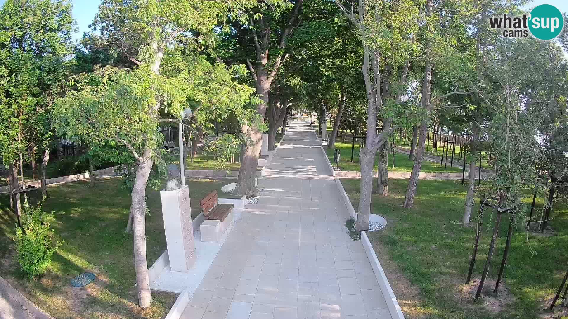 Writers’ Park Webcam Senj – Live by the Sea