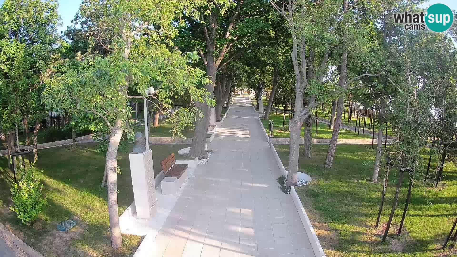 Writers’ Park Webcam Senj – Live by the Sea