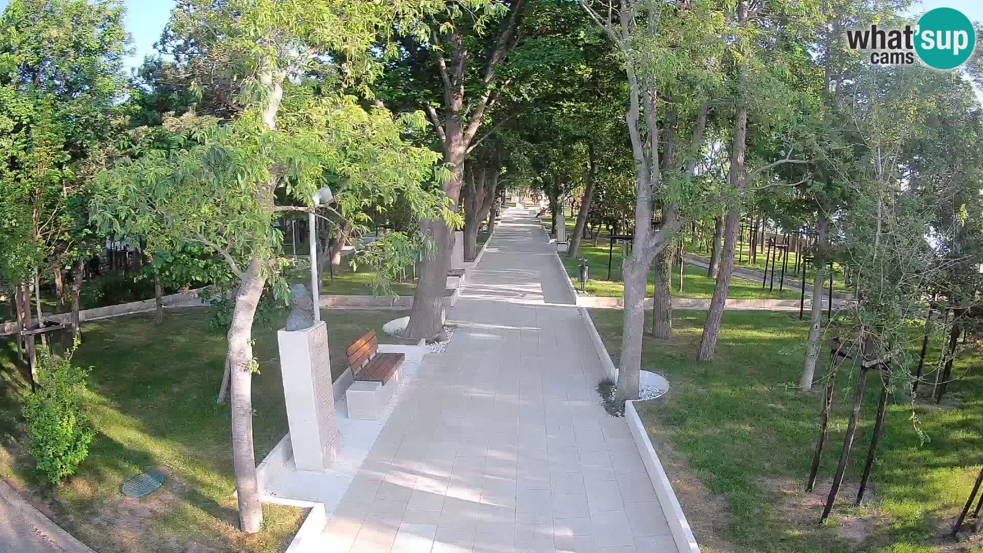 Writers’ Park Webcam Senj – Live by the Sea