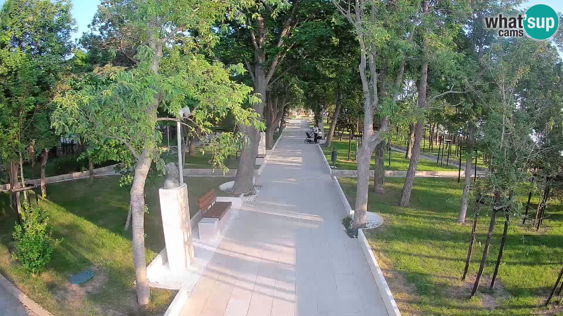 Writers’ Park Webcam Senj – Live by the Sea
