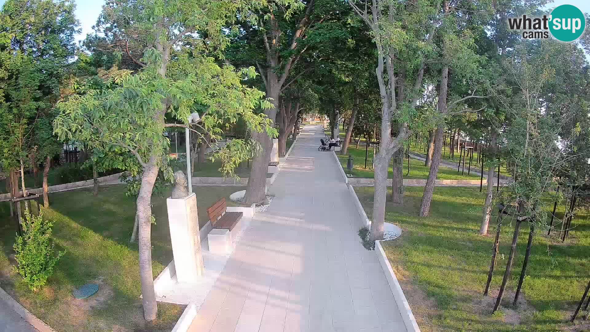 Writers’ Park Webcam Senj – Live by the Sea