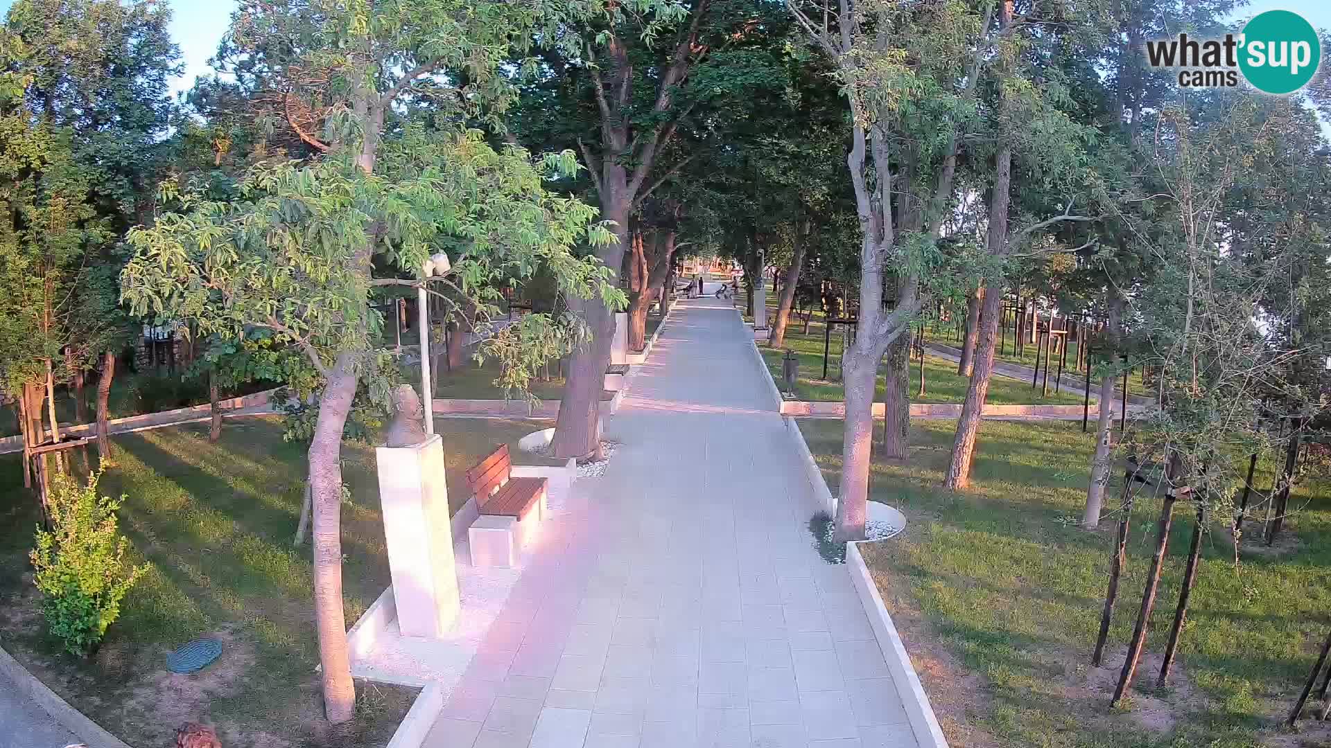 Writers’ Park Webcam Senj – Live by the Sea