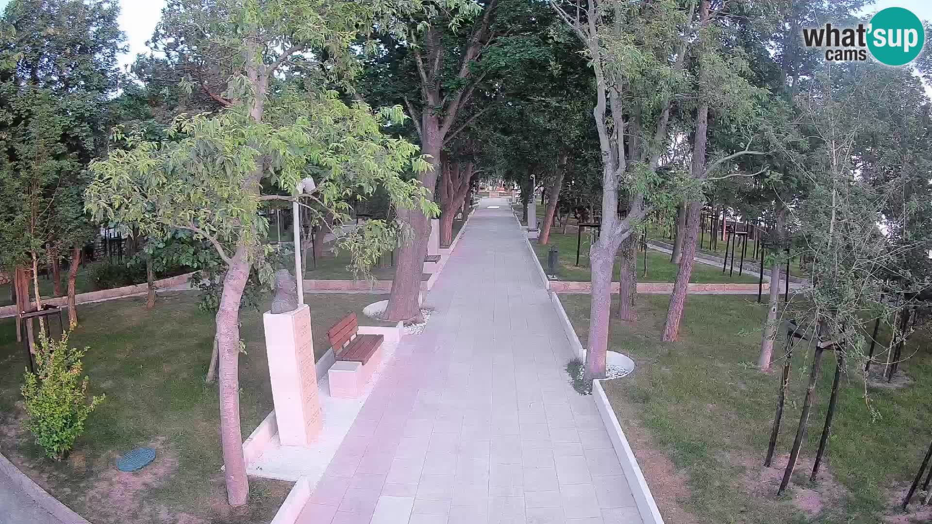 Writers’ Park Webcam Senj – Live by the Sea