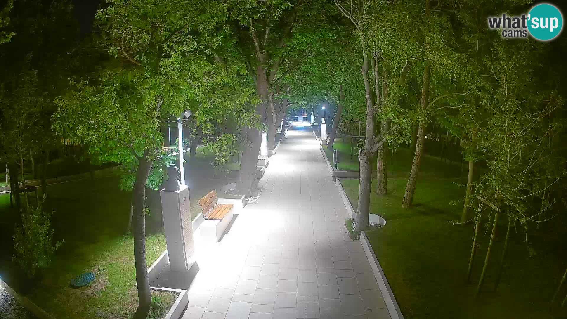 Writers’ Park Webcam Senj – Live by the Sea