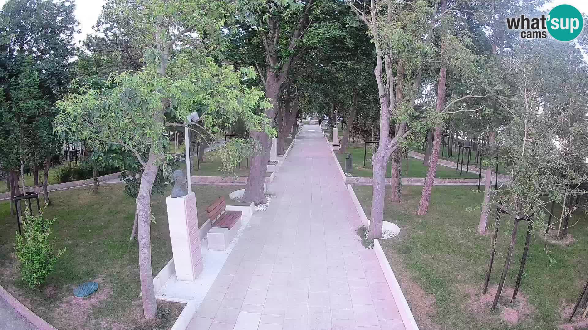 Writers’ Park Webcam Senj – Live by the Sea
