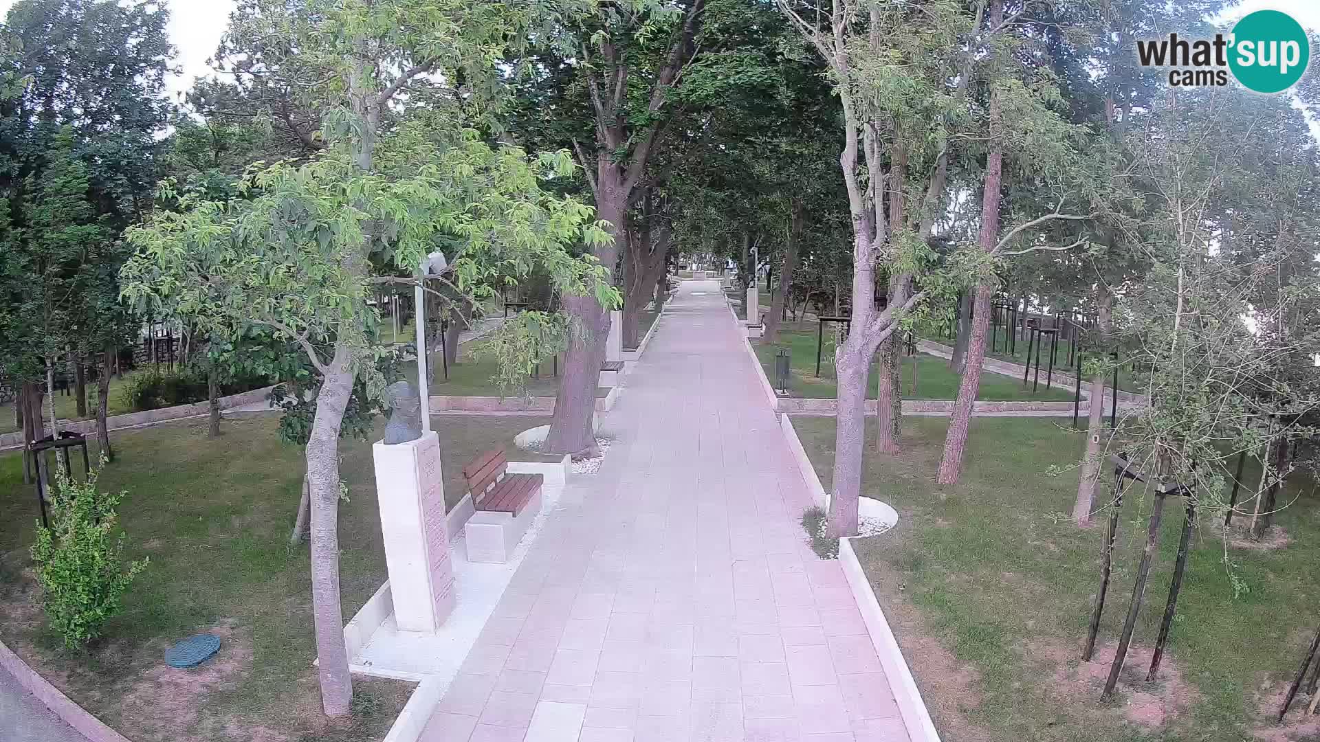 Writers’ Park Webcam Senj – Live by the Sea