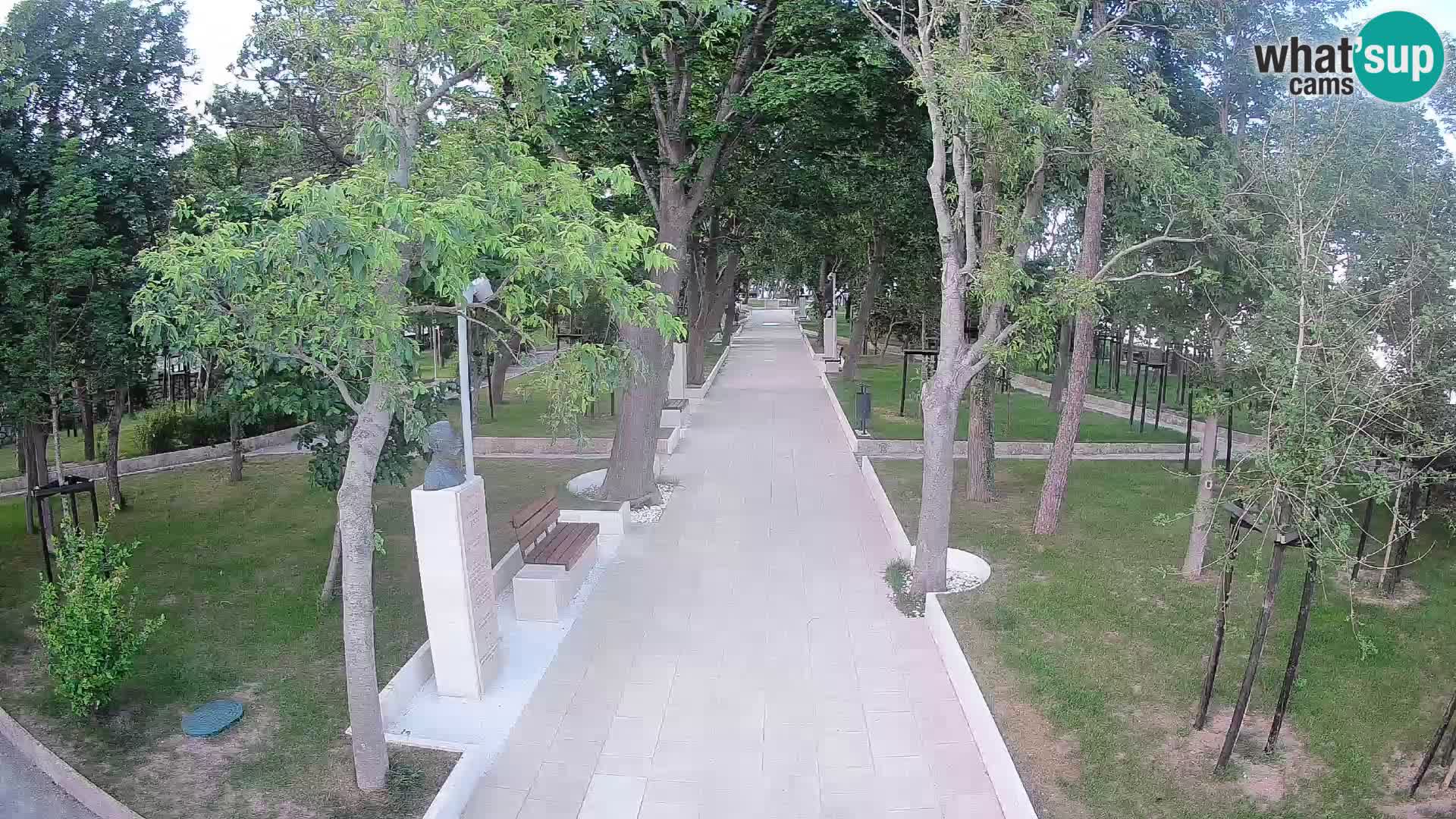 Writers’ Park Webcam Senj – Live by the Sea