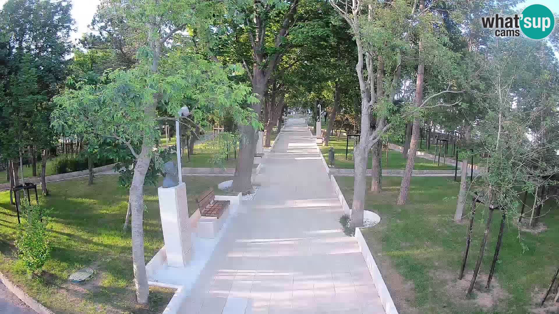 Writers’ Park Webcam Senj – Live by the Sea