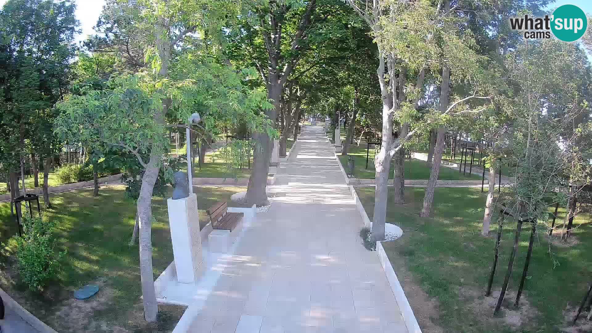 Writers’ Park Webcam Senj – Live by the Sea