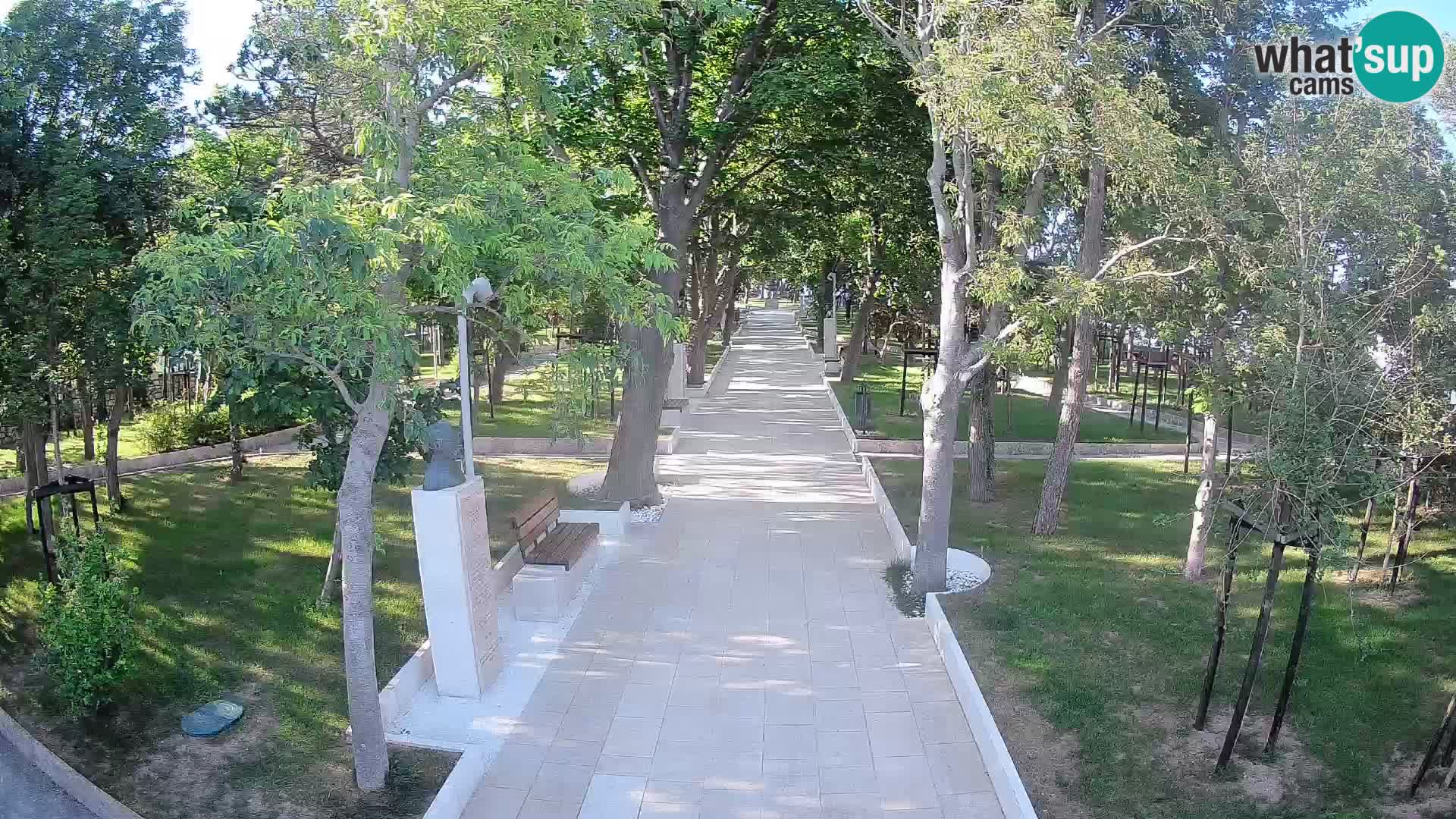 Writers’ Park Webcam Senj – Live by the Sea