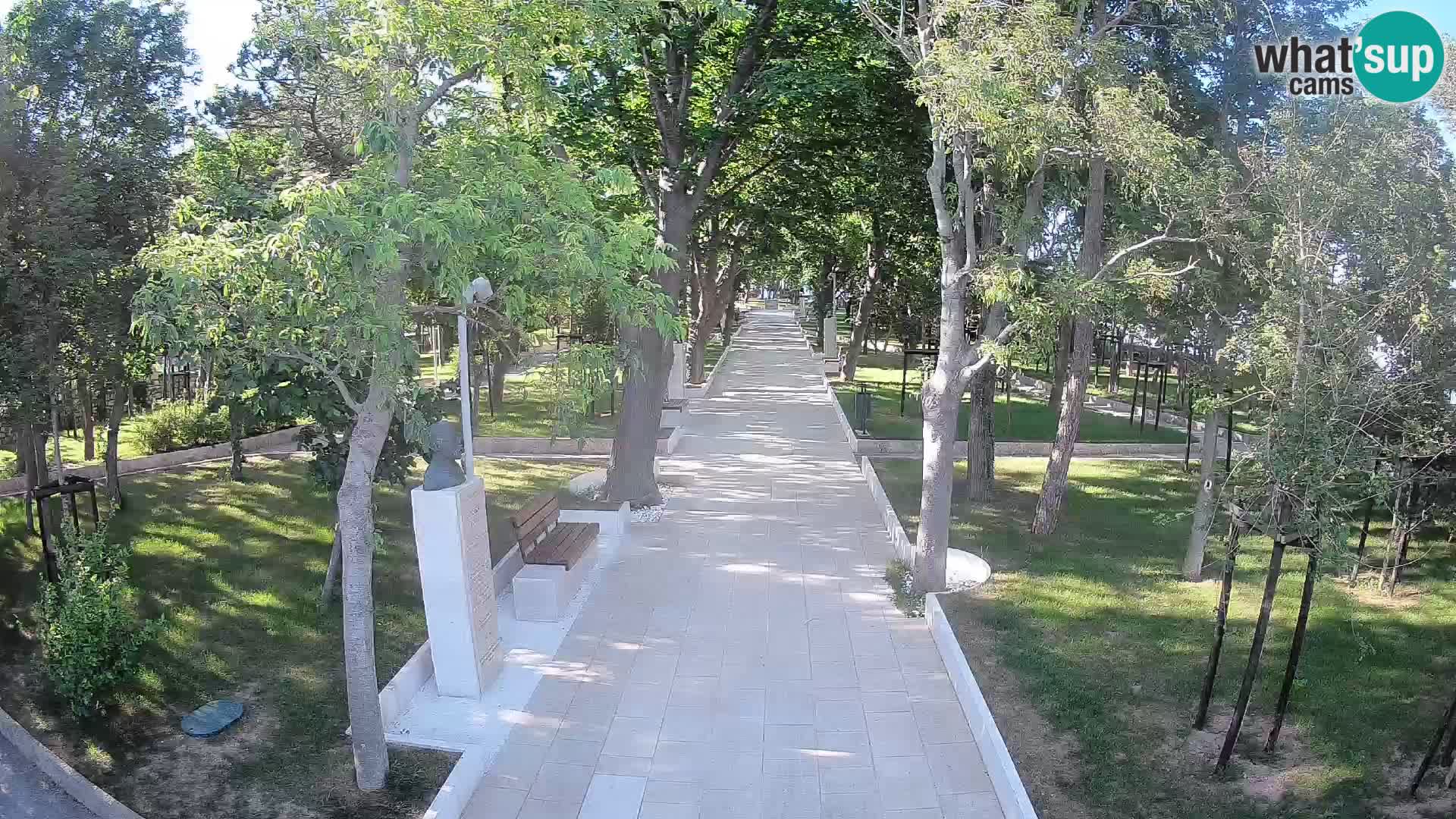 Writers’ Park Webcam Senj – Live by the Sea
