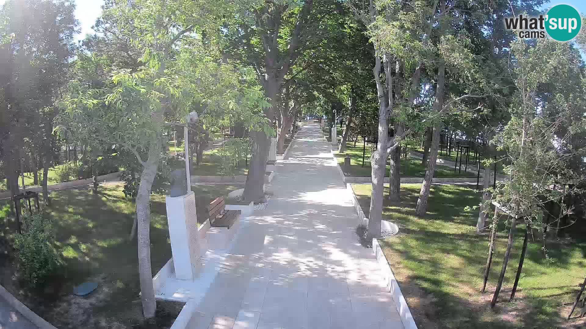 Writers’ Park Webcam Senj – Live by the Sea