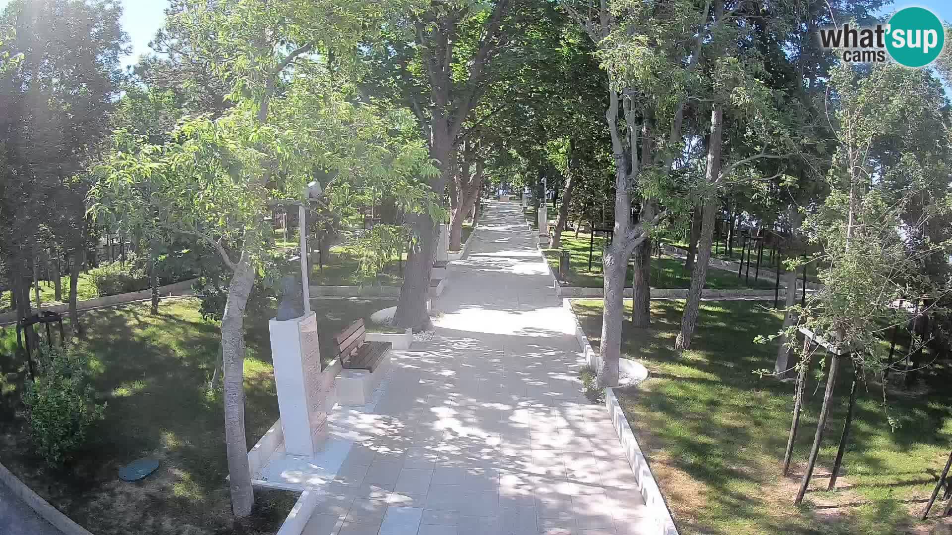 Writers’ Park Webcam Senj – Live by the Sea