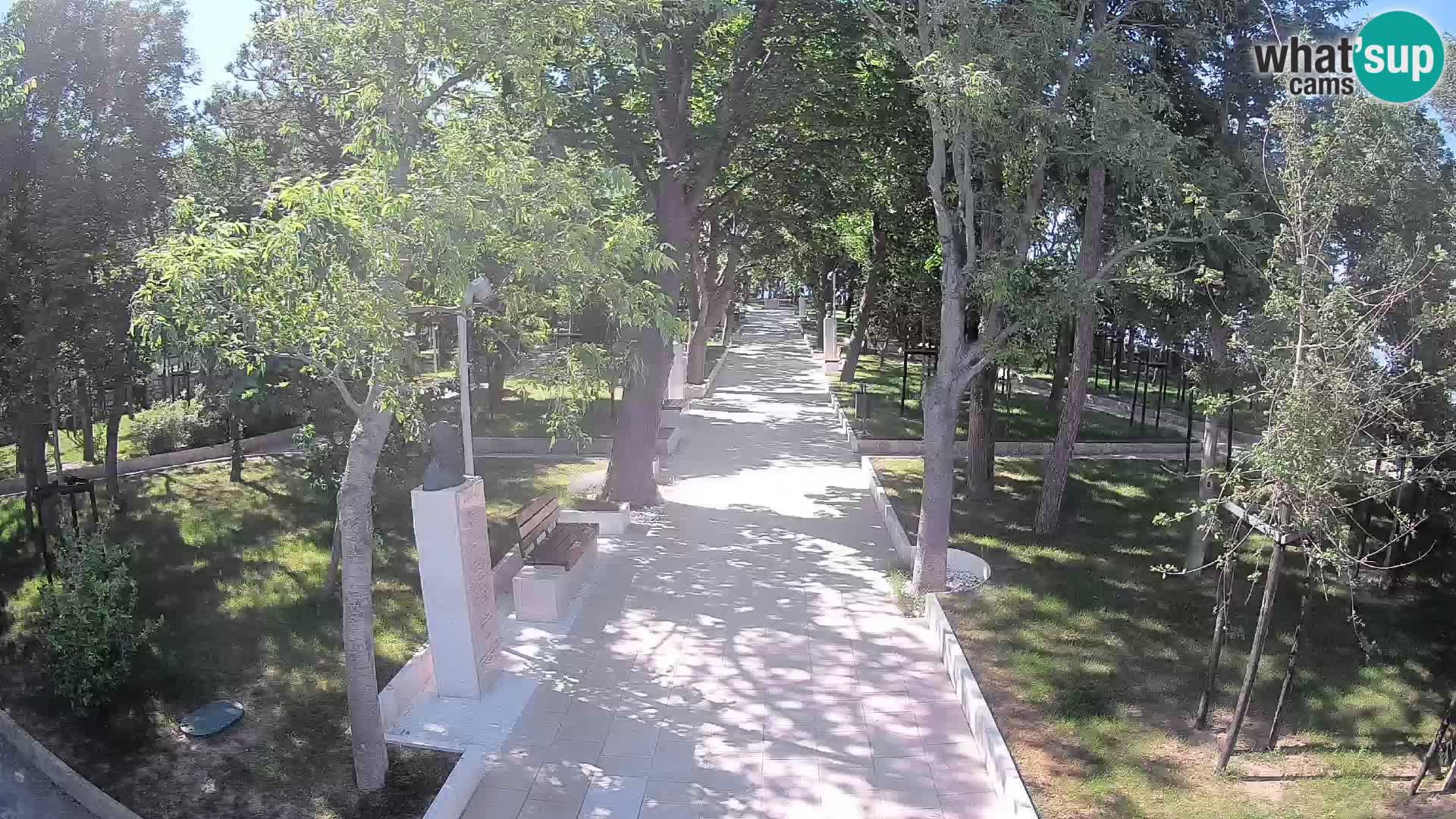 Writers’ Park Webcam Senj – Live by the Sea