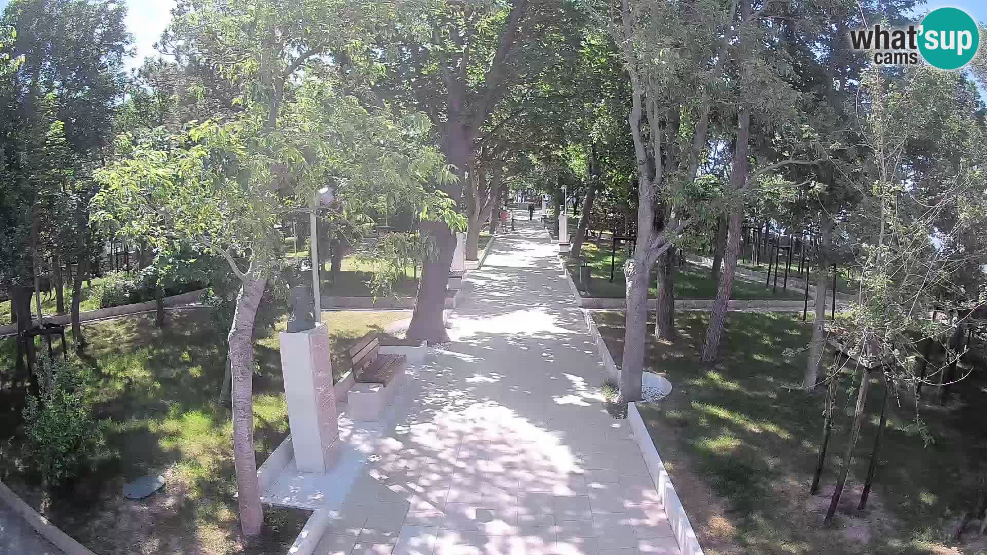 Writers’ Park Webcam Senj – Live by the Sea