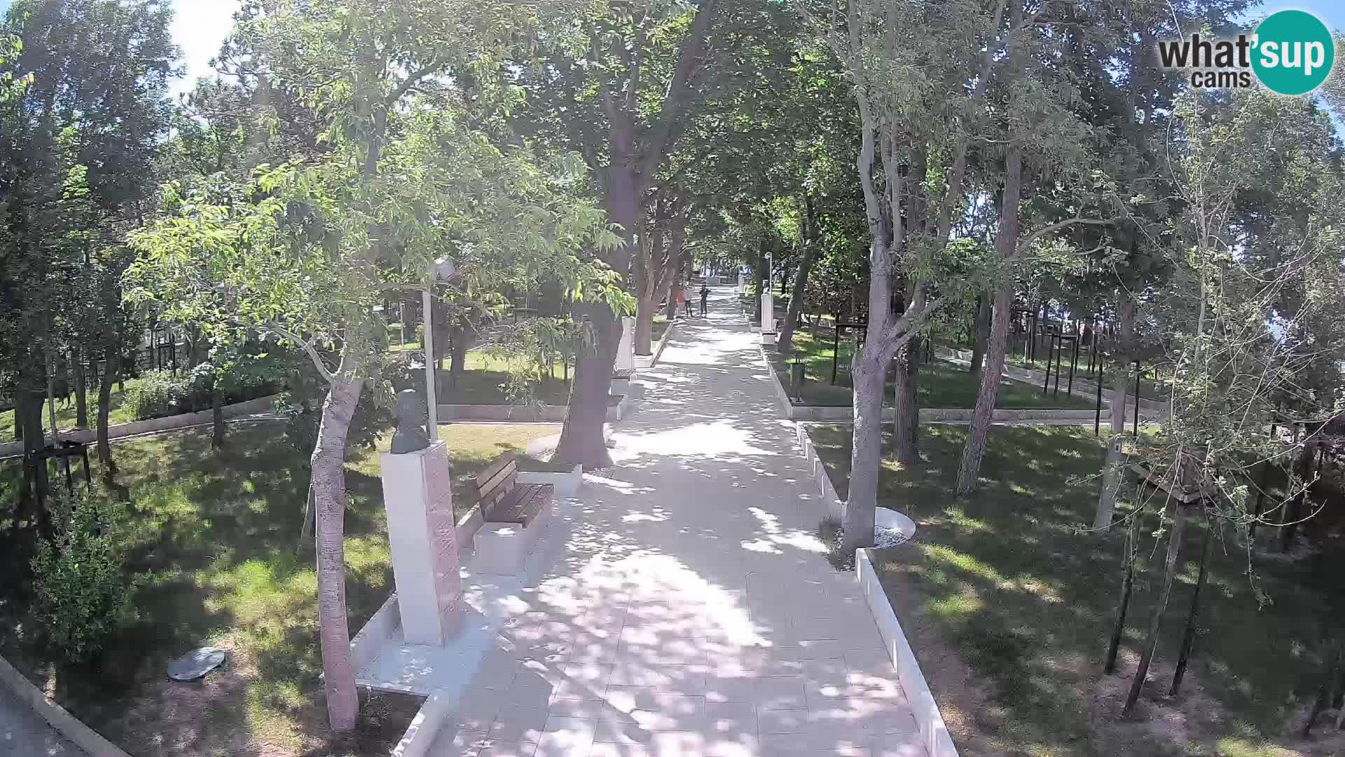 Writers’ Park Webcam Senj – Live by the Sea