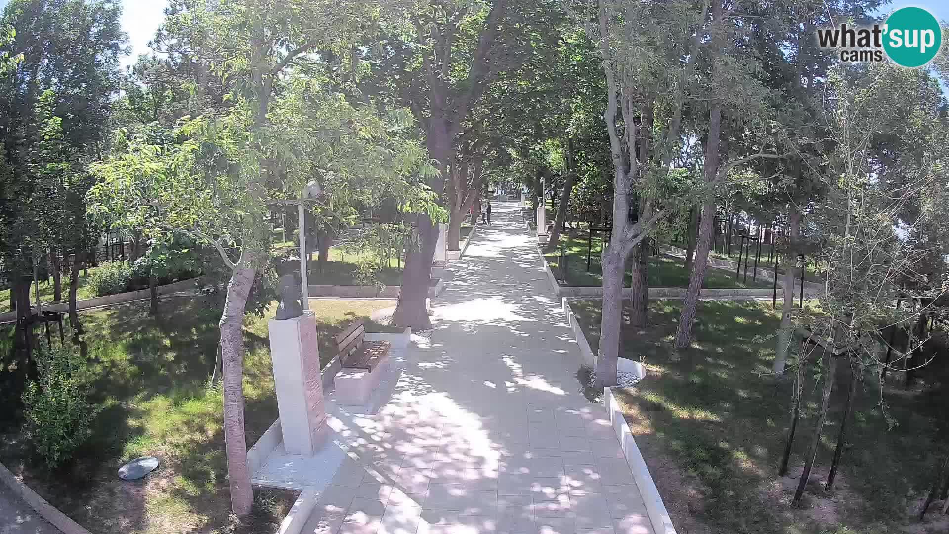 Writers’ Park Webcam Senj – Live by the Sea